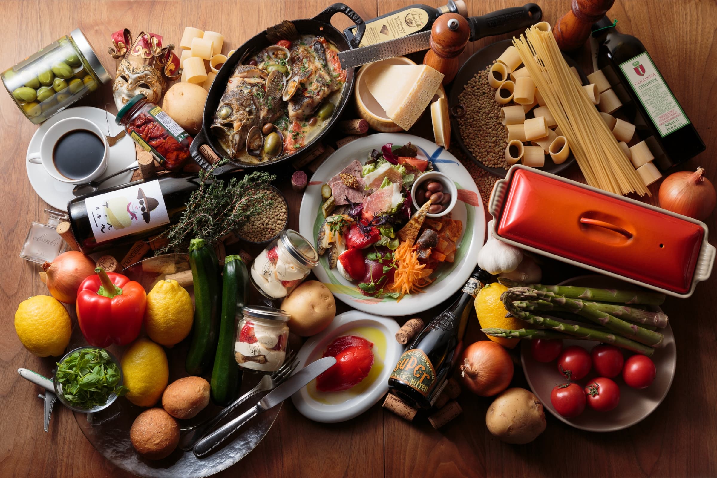 画像:ディナー料理のイメージ